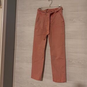 LC Lauren Conrad Women's Skinny Crop Jeans Light Pink Denim Stretch Size 4